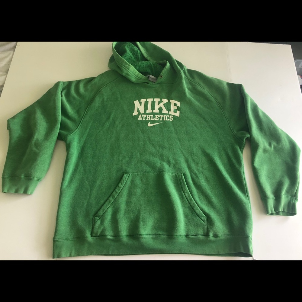 Nike Athletic Hoodie Green  Size xxl